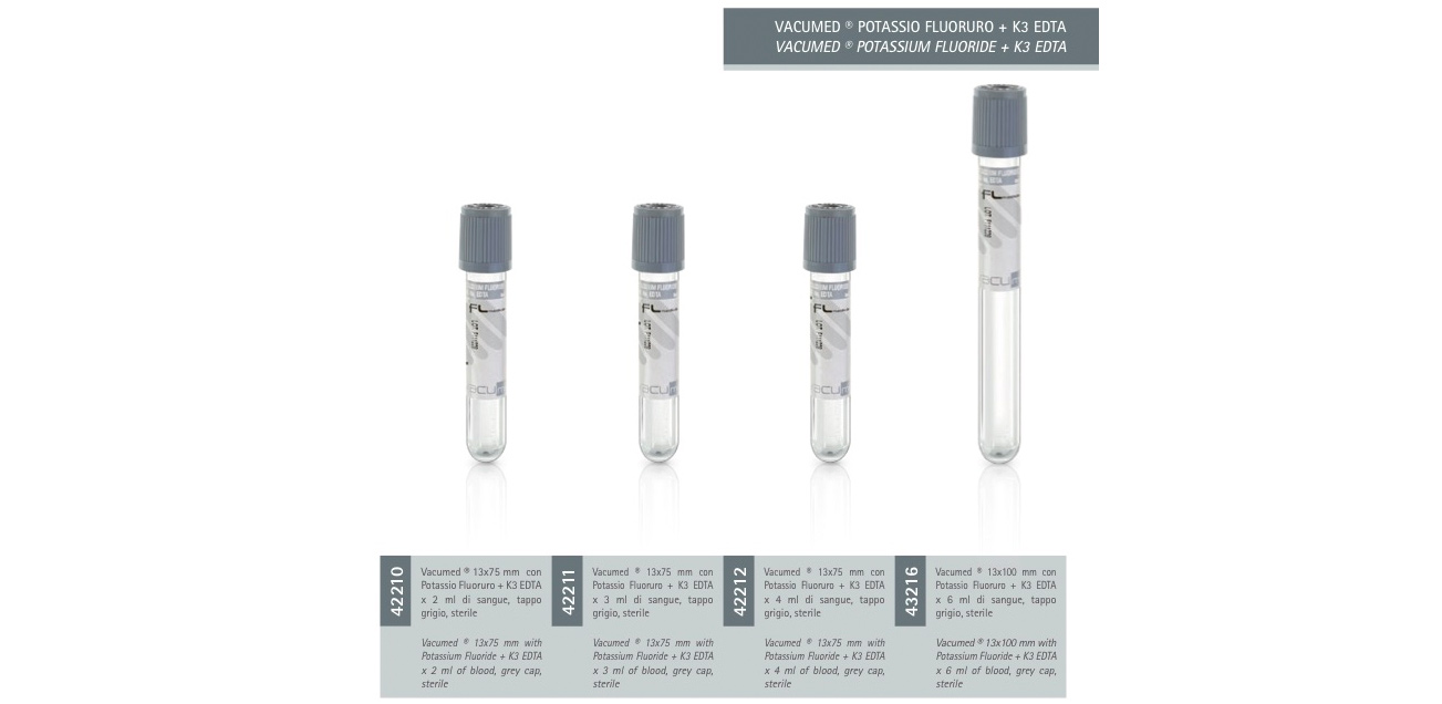 POTASSIUM FLUORIDE + K3 EDTA